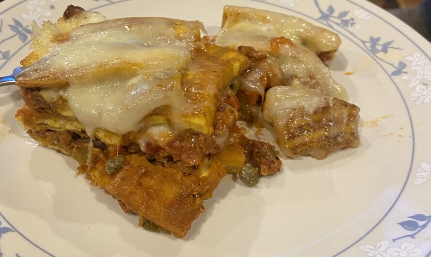 Pastelón (Puerto Rican Plantain “Lasagna”)